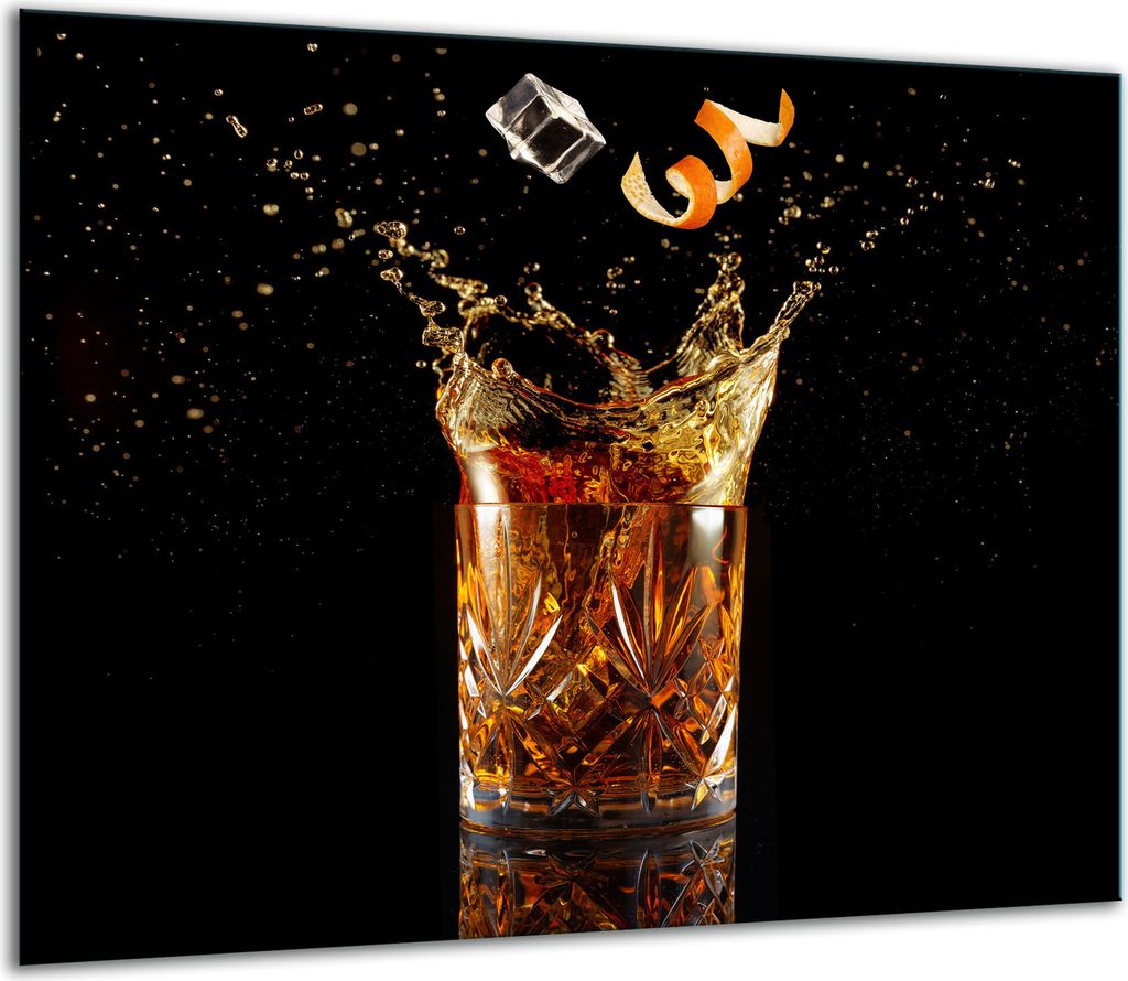 Herdabdeckplatten Glaskeramikkochfeld-Abdeckung Spritzschutz Glas 60x52cm Schwarz