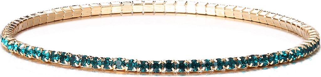 Mehrfarbiges Strass-Armband für Damen, Kristall-Tennisarmband, Perlen, Stretch-Strang, gestapeltes Armband, modische Geschenke
