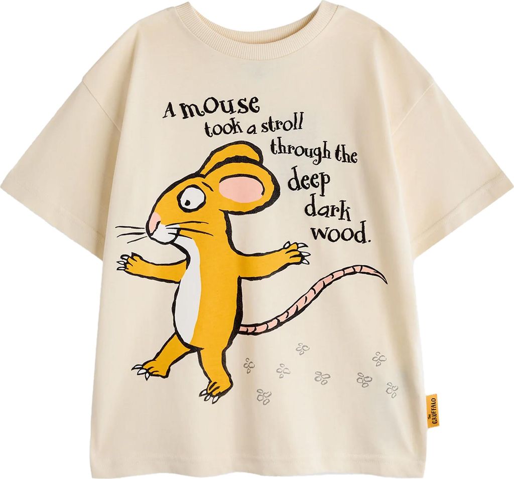 The Gruffalo - T-Shirt für Kinder, kurzärmlig NS9173 (104) (Beige)