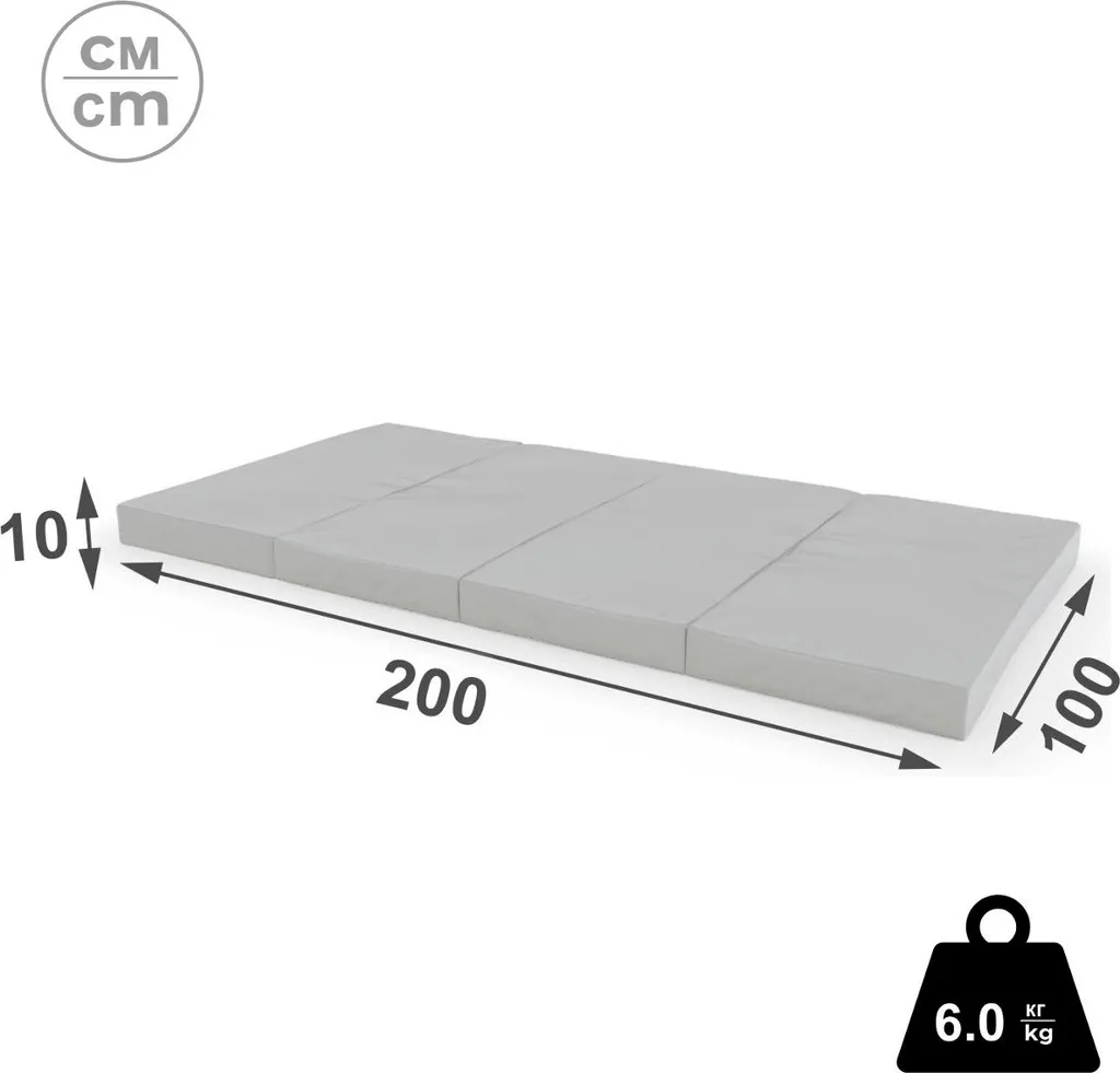 Tapis de gymnastique pliable contre les douleurs de dos et articulations