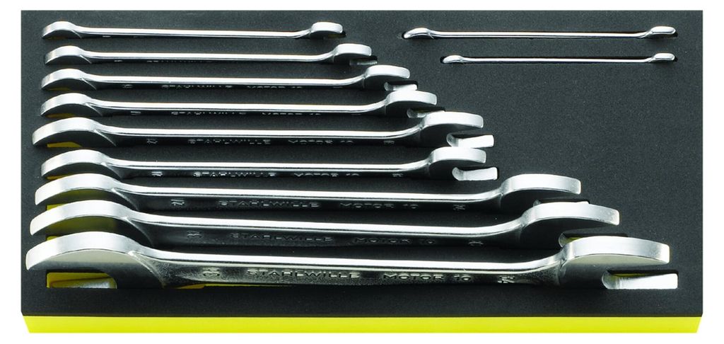 Stahlwille 96830167 TCS10/11.6X7-34X36MM Kit chiavi a forchetta doppie