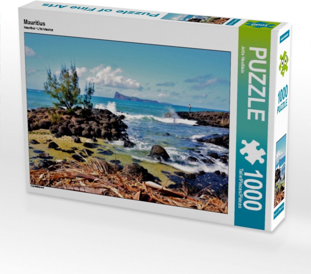 Calvendo Mauritius 1000 Teile Puzzle quer 640x480mm, Heußlein Jutta; 7417544