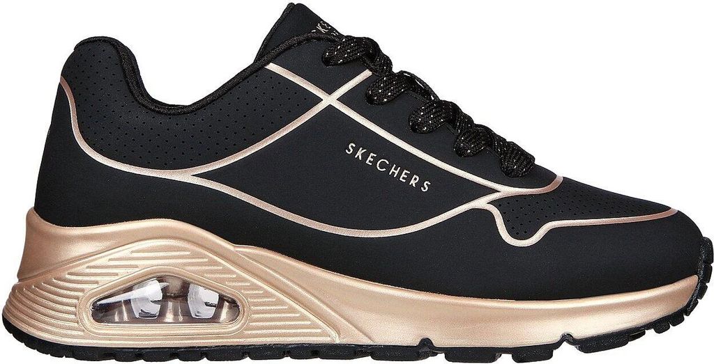 Skechers Kinder Sneakers Schwarz 310538L-BKRG Grösse 29