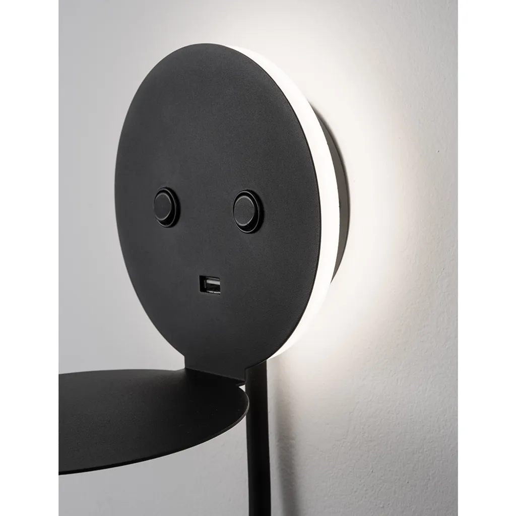 Lampe Murale LED Eclip avec Prise USB et Éclairage Douceur pour Lecture - 11