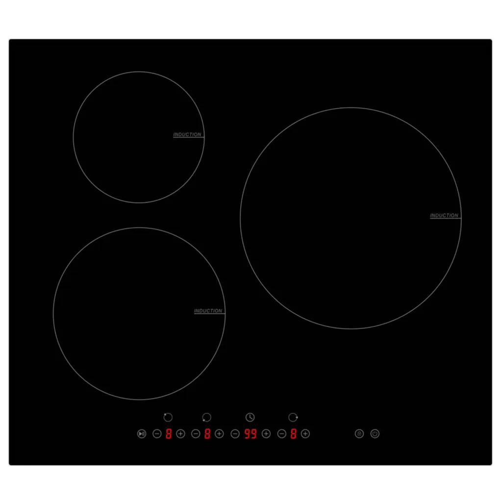 Plaque de cuisson induction 3 feux ARIELLI ACH-583IND tactile et sûre