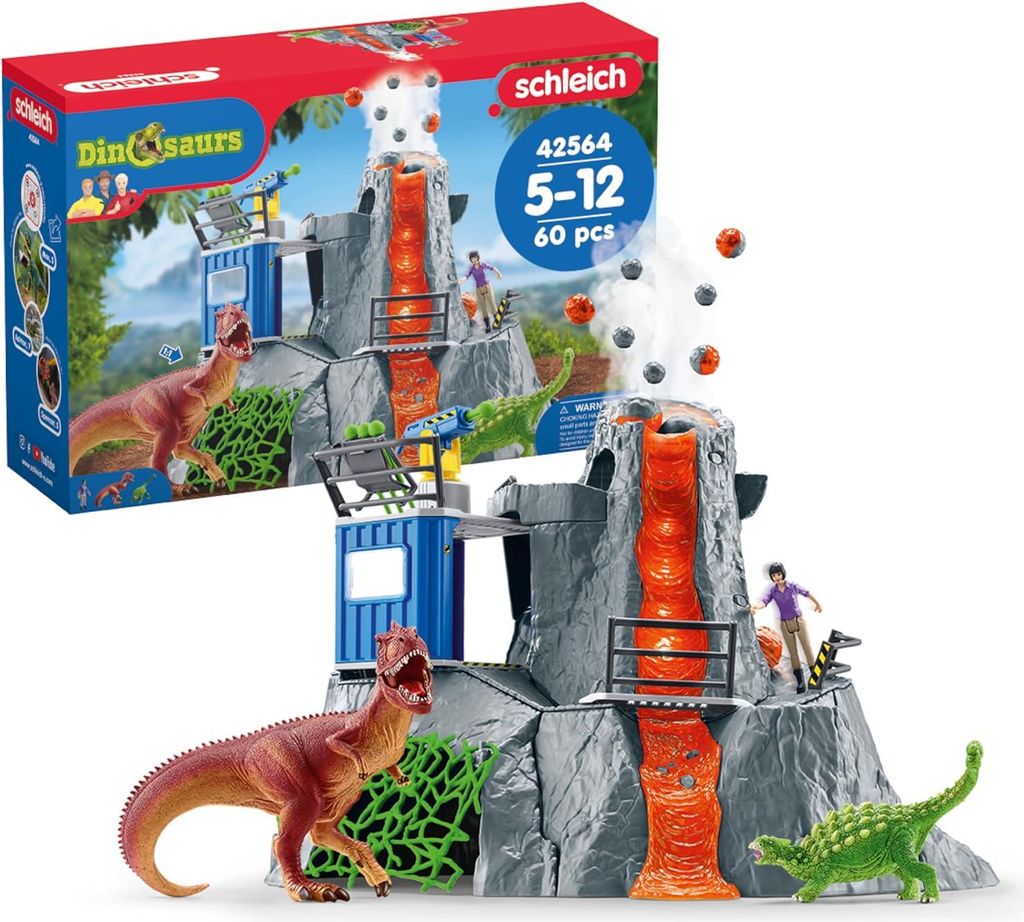 Schleich Vulkan-Expeditionsbasis – Spielset für Produktbild 