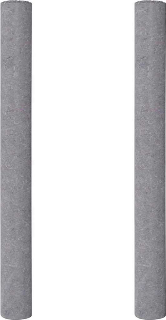 vidaXL Rutschfeste Malervliese 2 Stk. 5 m 180 g/m² Grau