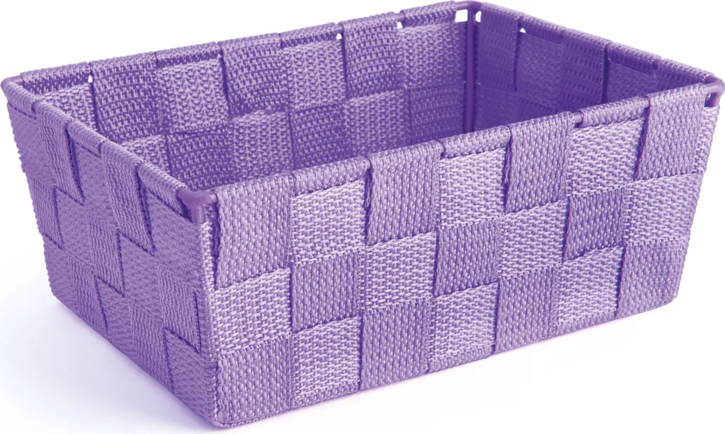 Fini le désordre avec le panier Excelsa Basket Cross nylon violet 21 cm