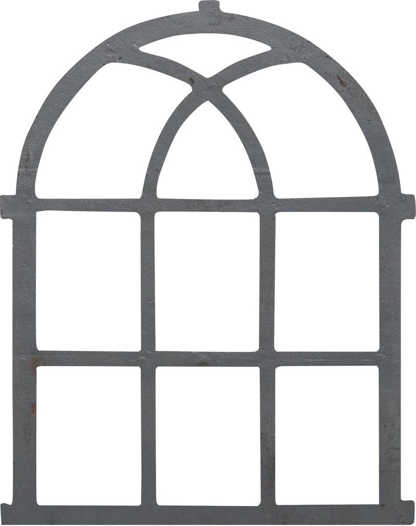 Fenster grau Stallfenster Eisenfenster Scheunenfenster Eisen 72cm Antik-Stil(f2)