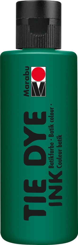Marabu Batikfarbe TIE DYE INK 80 ml 068 dunkelgrün Produktbild 