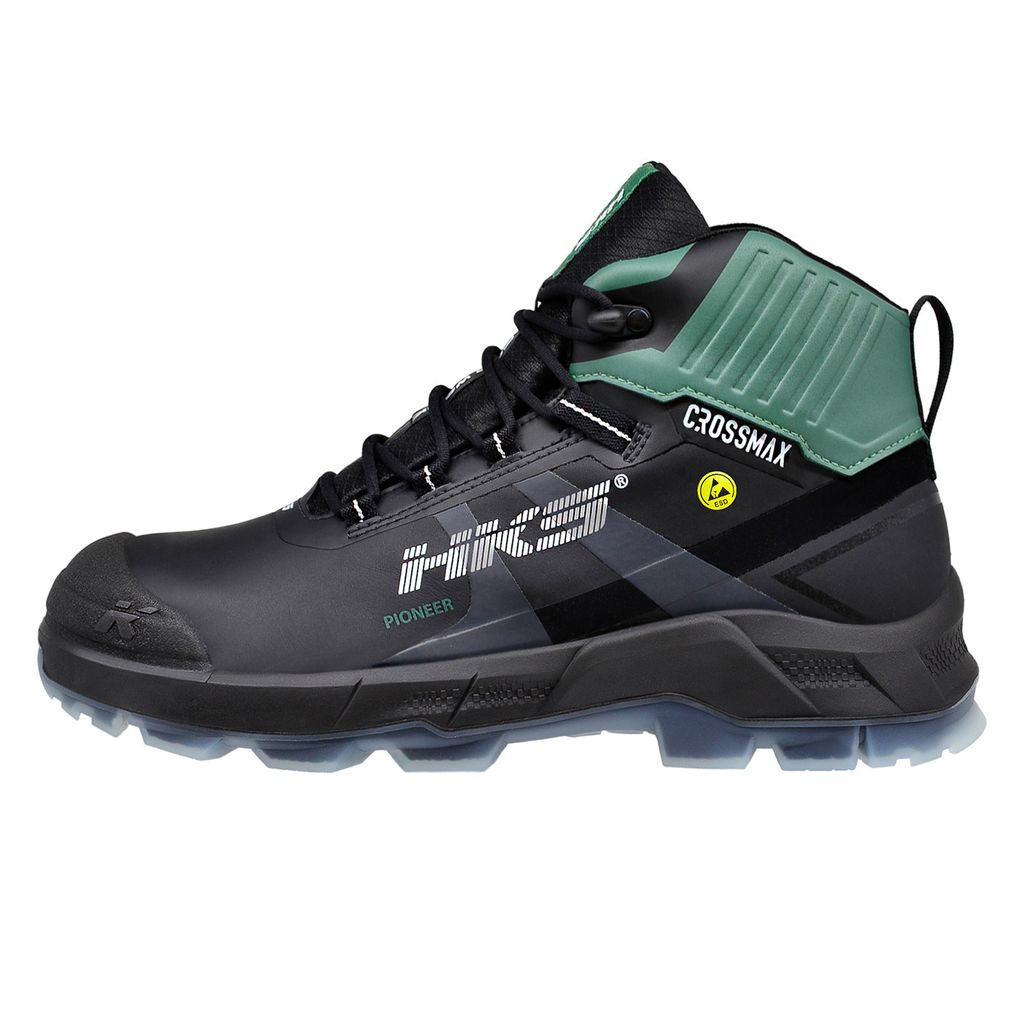 HKS Herren Sicherheitshalbstiefel S3 Pioneer Green - vegan & robust 44