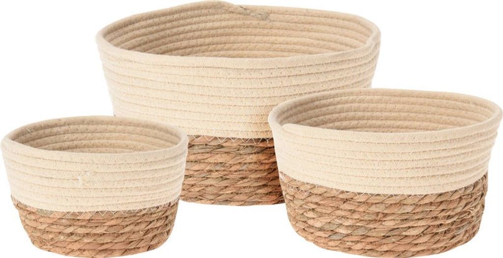 PROGARDEN Obal na kvetináč sada 3 ks pletený MARINA Obrázok produktu 