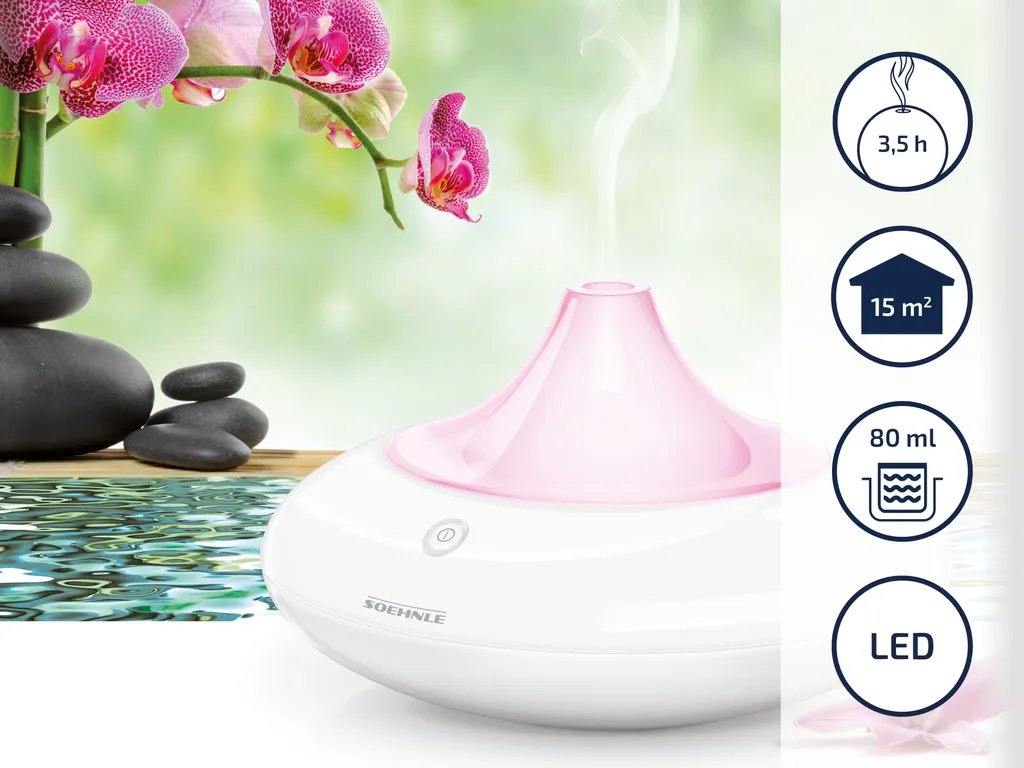 Soehnle Aroma Diffuser 68026 : Diffuseur d'Huiles Essentielles Design - 3