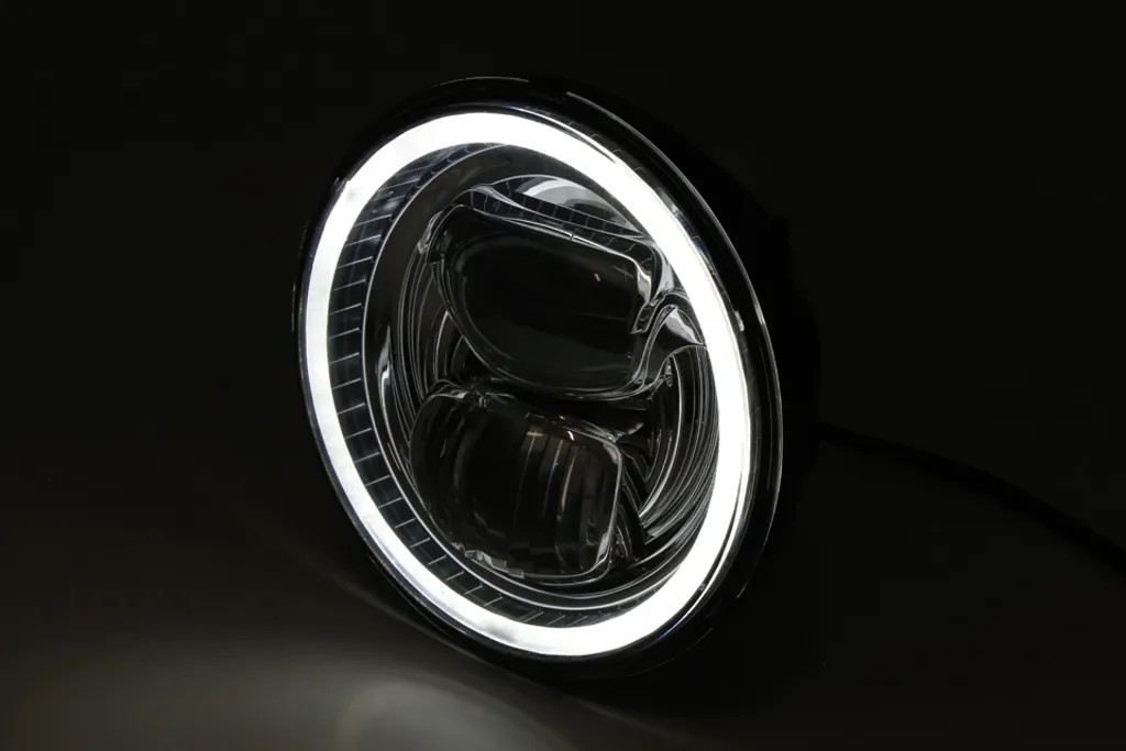 Optique de Phare LED 5.75 Pouces Type 7 avec Feu de Position Circulaire