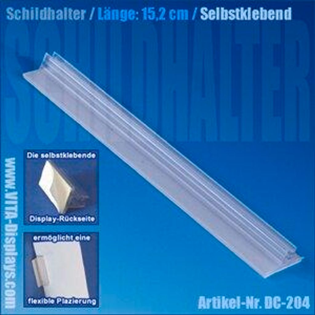 Schildhalter Grip 152x26mm (selbstklebend) (10 Stück)