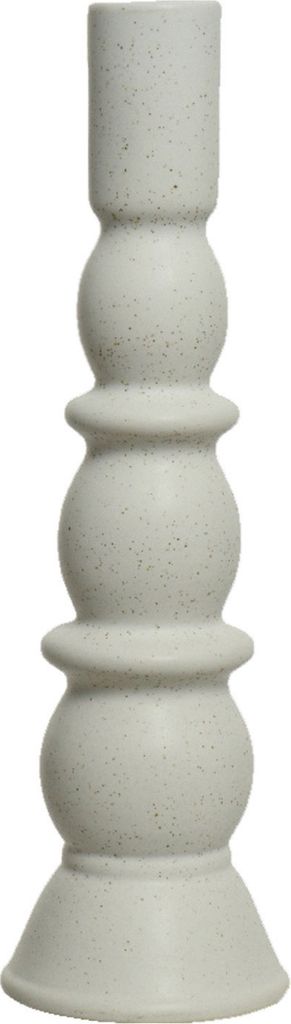 Kerzenständer - Weiß - Porzellan - H 25 cm - glasiert Produktbild 