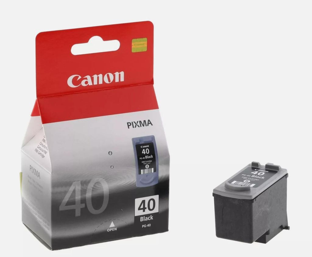 Canon PG-40, Schwarz, 16 ml, 490 Seiten, Blase