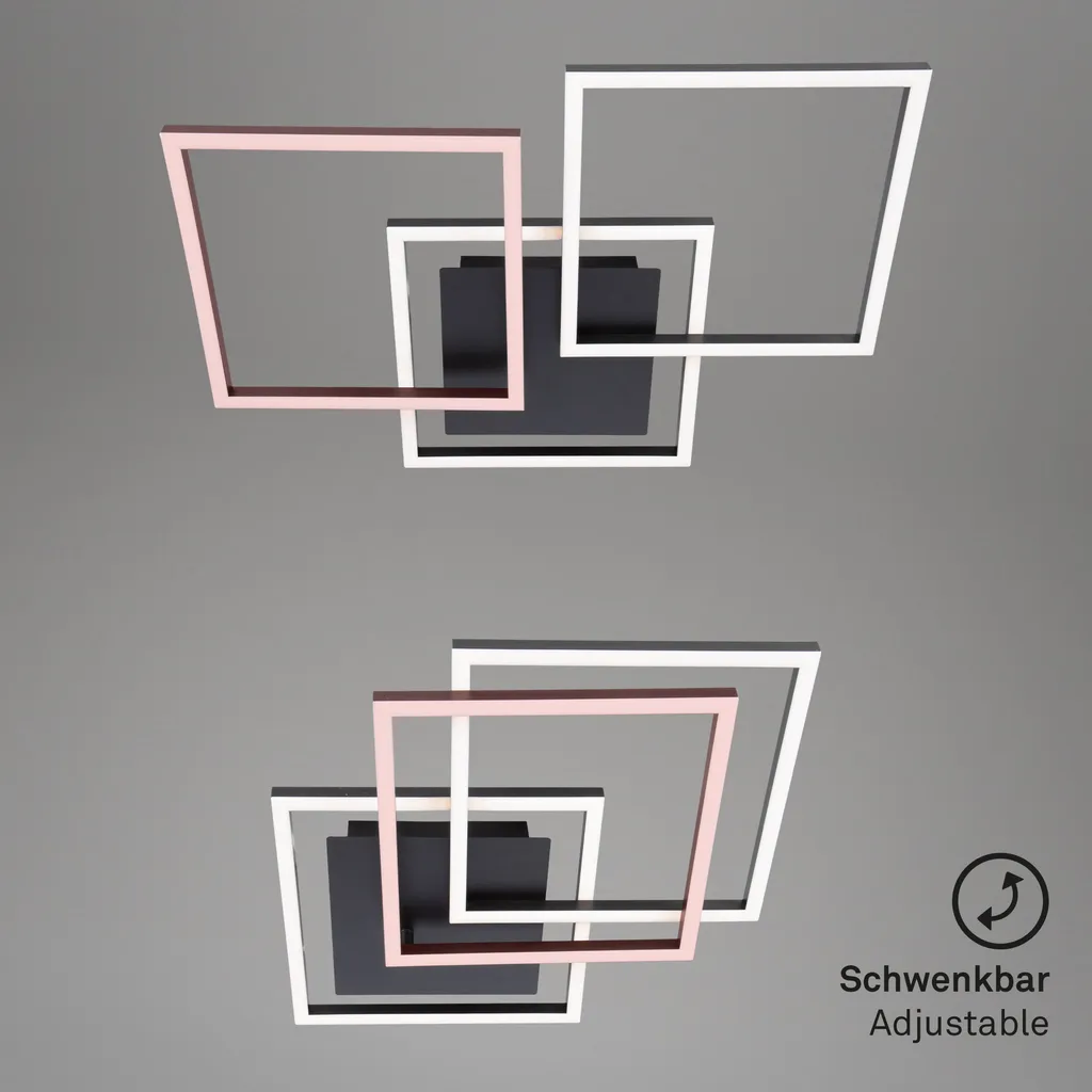 Lampada Soffitto LED Briloner 30W Nero Dimmerabile: Luce Su Misura - 8