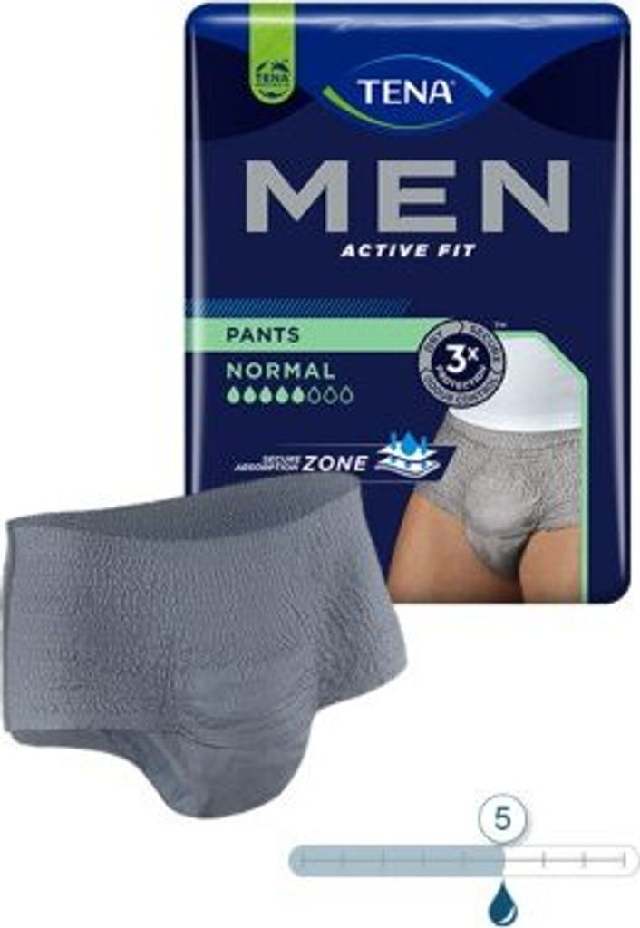 TENA Men Active Fit Pants,Normal L/XL(4x10pcs), Image du produit 