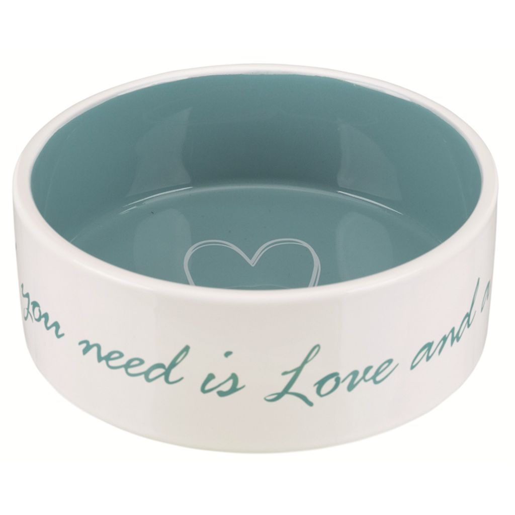 Trixie Keramiknapf Pets Home creme/petrol, Durchmesser: 16 Produktbild 