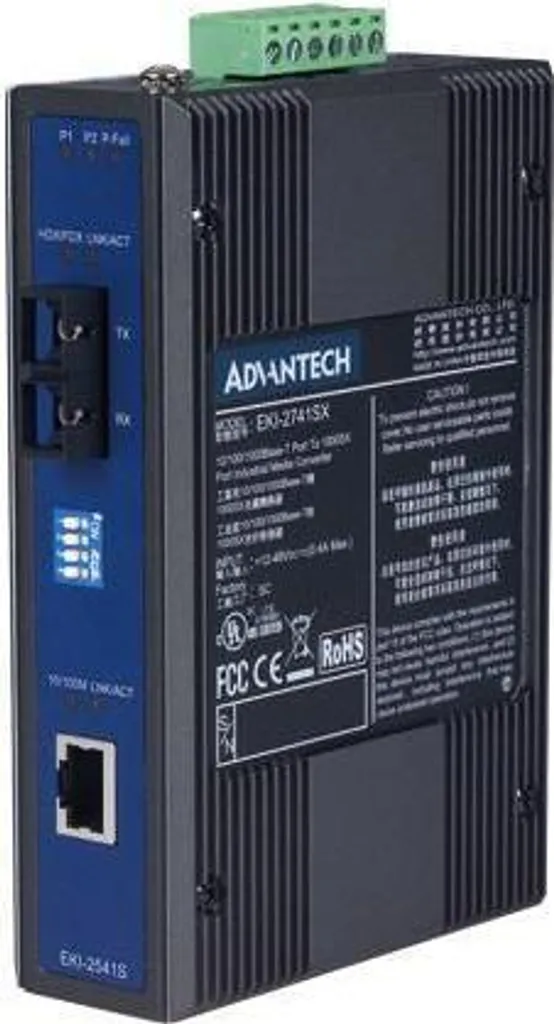 Convertisseur de Média Ethernet Fibre Optique Monomode EKI-2541S-AE
