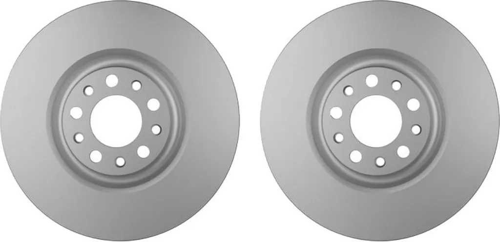 Kit disques de frein avant HELLA 8DD 355 134-801 (paire) - Confort freinage