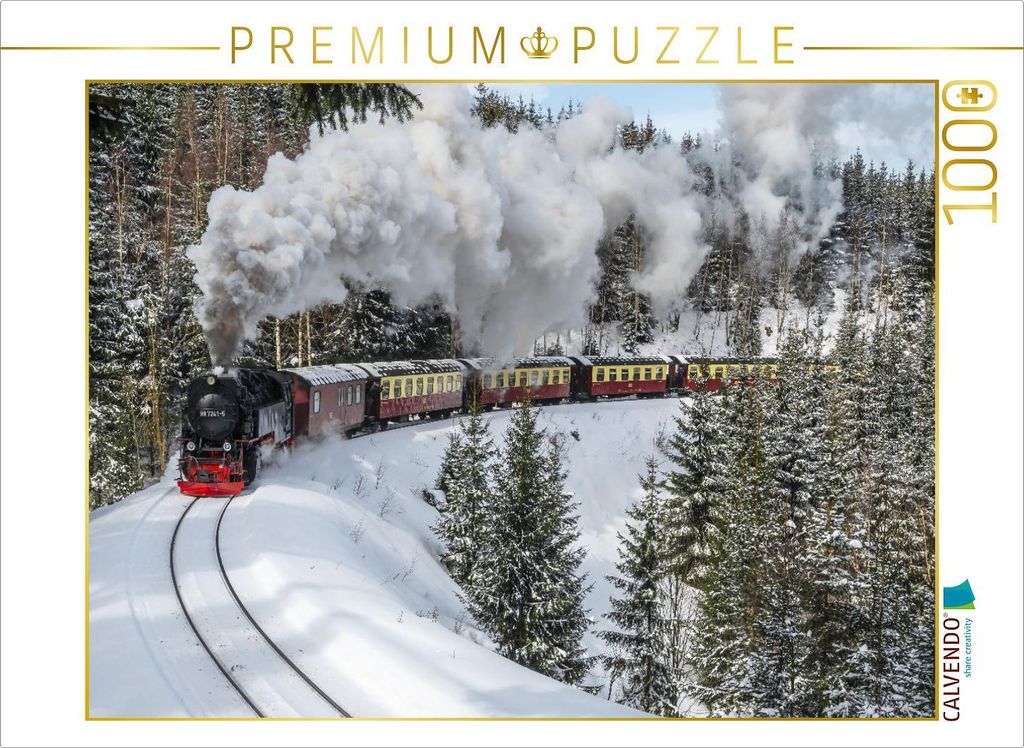 CALVENDO Puzzle Borckenbahn | 1000 Teile Lege-Größe 64x48cm Foto-Puzzle für glückliche Stunden