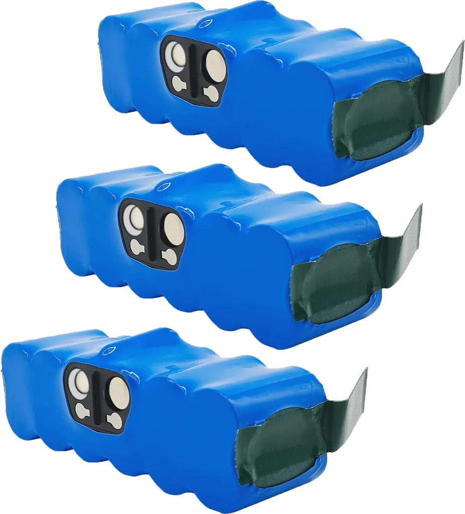 Offerta Kit 3 Pezzi Batteria 14.4V 5000mAh 5.0Ah Li-ion Aspirapolvere
