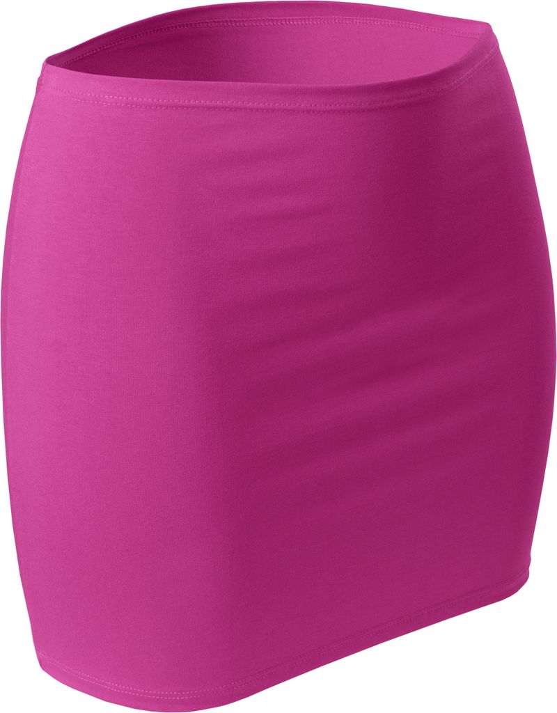 CFLEX Damen Variotube-Nierenwärmer, Shirtverlängerung, Minirock aus Baumwolle - Fuchsia XS-S