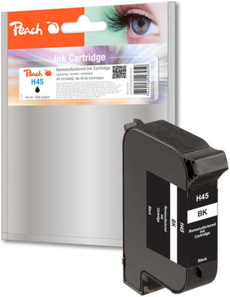 Peach PI300-05 Druckkopf Peach HP NR.45 51645A schwarz Comp.