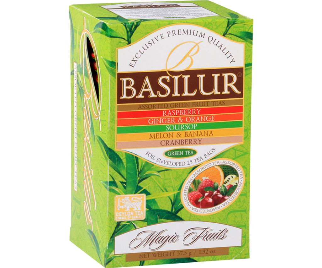 Čajová súprava Basilur Magic Fruits 5 čajov 25 čajových Obrázok produktu 