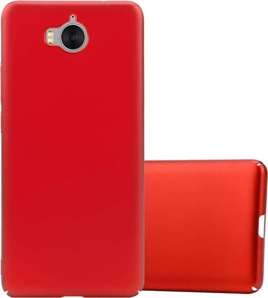 Cover Protettiva Huawei Y5 2017 / Y6 2017 Cadorabo - Rosso Metallizzato