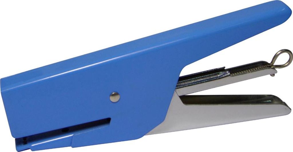 pavo Heftzange Heftleistung: 12 Blatt blau aus Metall