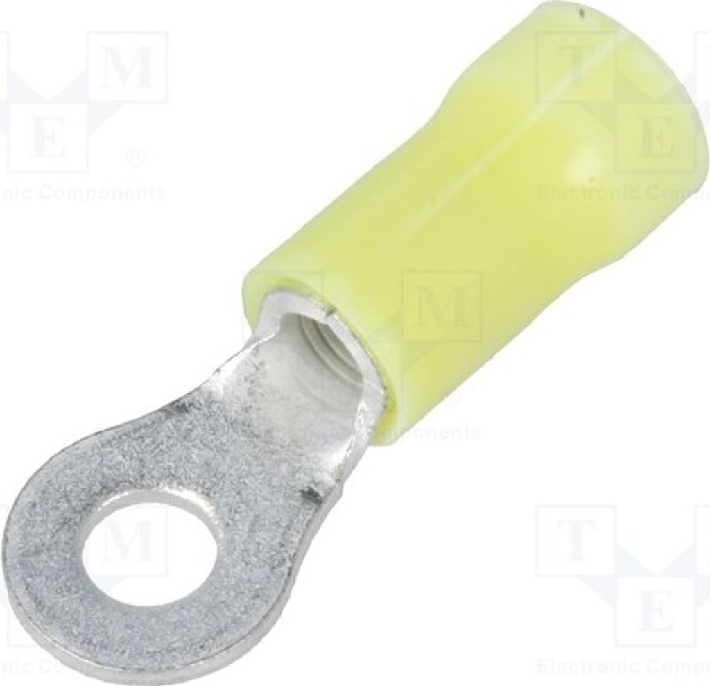 5x Kabelschuh: Ring M4 Ø: 4,17mm 3÷6mm2 Klemmverbindung isoliert 34853 Isolierte