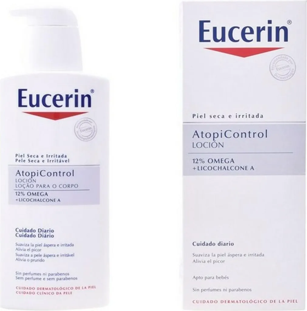 Hydratant Corps Eucerin Atopicontrol 400ml pour Peau Sèche avec Oméga-6
