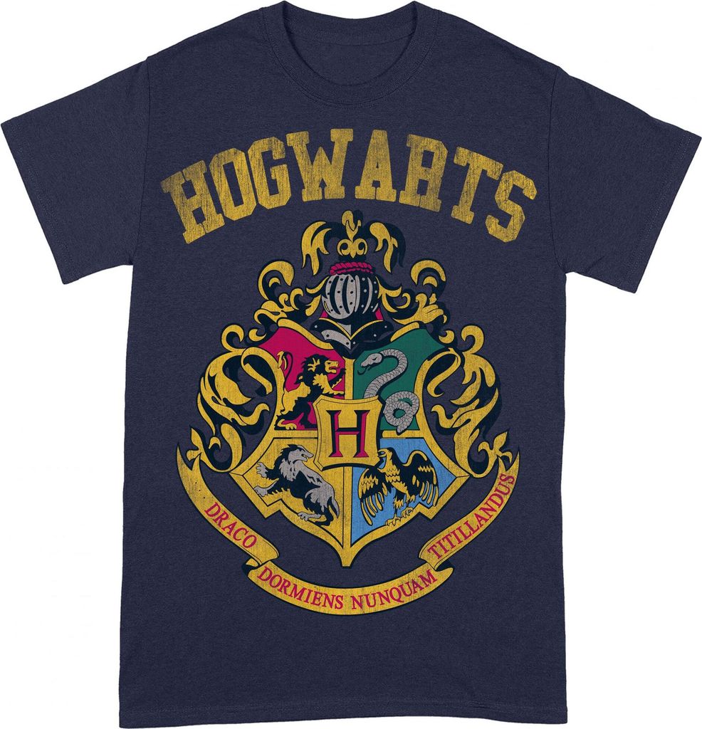 Harry Potter - T-Shirt für Herren/Damen Uni BI324 (M) (Marineblau)