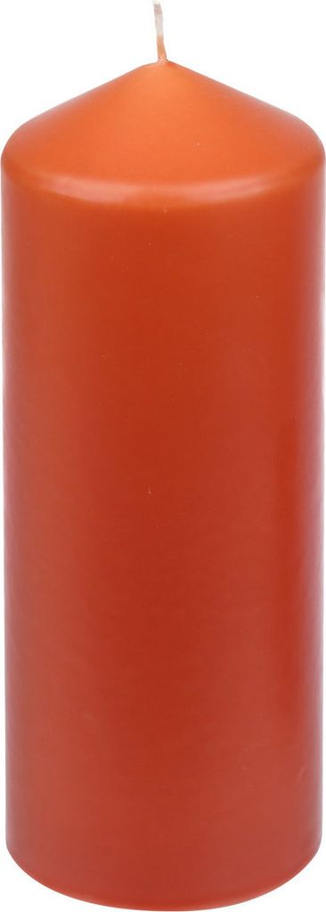 Stumpenkerzen Dunkelorange 200/77 mm, 4 Stück Steinhart Kerzen in RAL-Kerzen Güte Qualität
