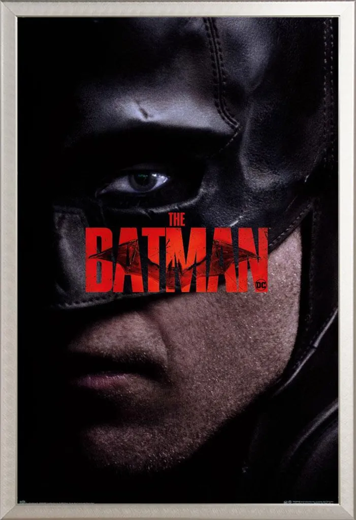 Batman Maxi Poster 61x91.5 cm + Cornice Rimovibile Shinsuke Argento
