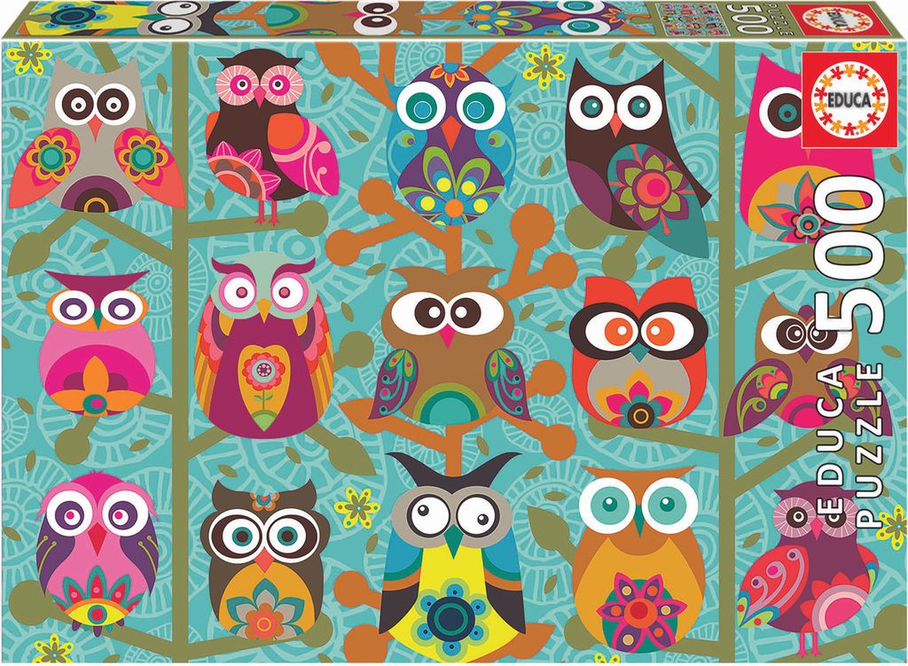 Educa Bhos. Puzzle de 500 Piezas. Ref. 19006, Multicolor EDUCA