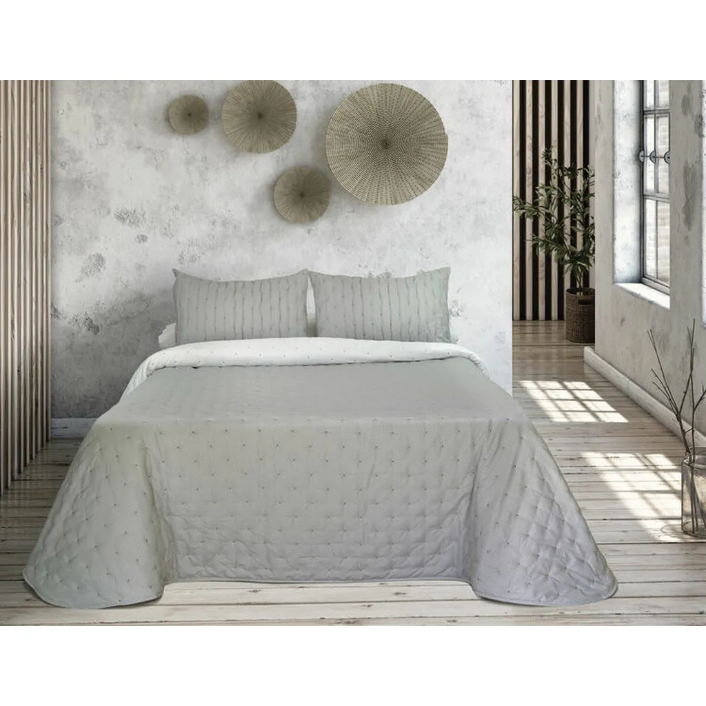 Occasione! Trapunta Tejidos Reina Triana Grigio 250x270 cm - Stock Limitato