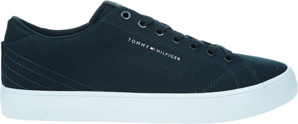 Tommy Hilfiger Vulc Low  Leinenschuh Blau Produktbild 