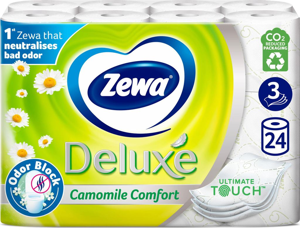 ZEWA Deluxe Chamomile Comfort (24 rolki) Zdjęcie produktu 