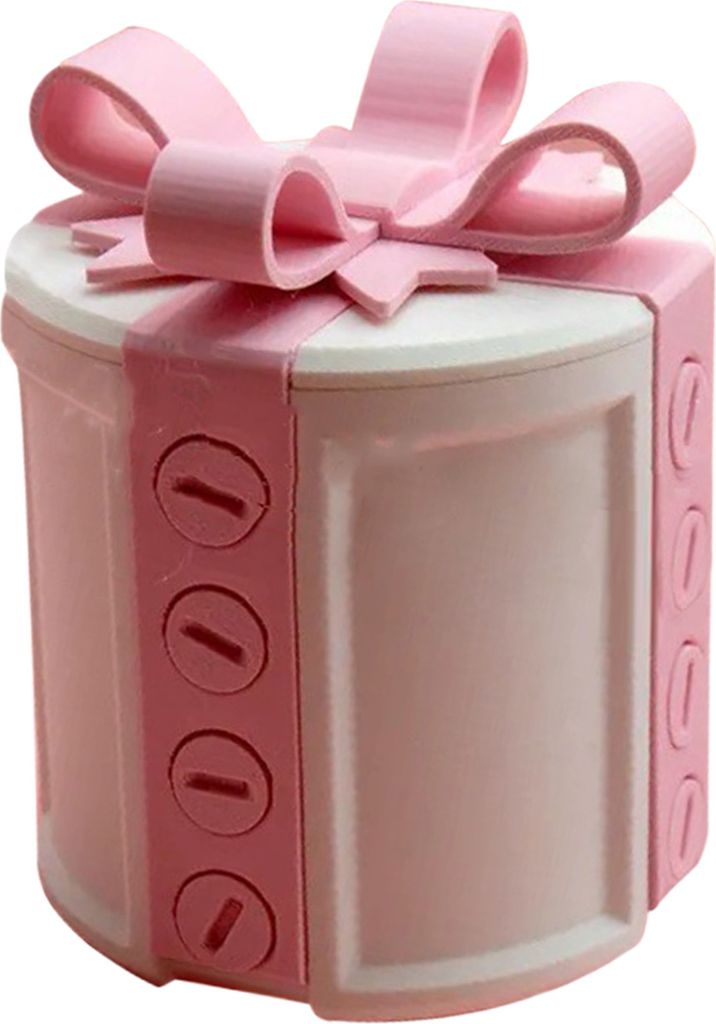 3D-Streich-Schraubenbox, nervige Geschenkbox mit Schrauben, wiederverwendbare Puzzle-Box mit Schleife, Scherzgeschenk für die Liebsten, Streiche z...