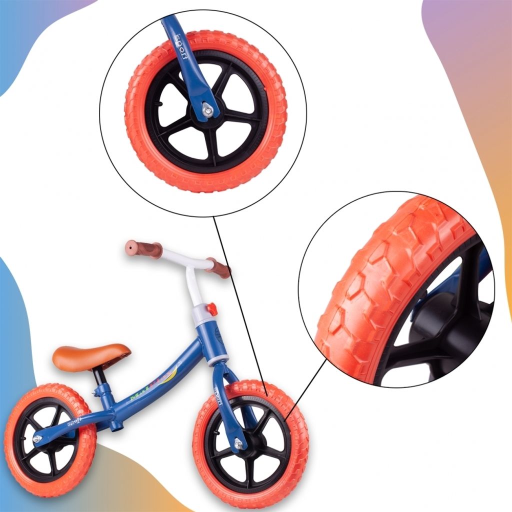 MalPlay Laufrad Kinder Fahrrad mit 12" EVA Räder, Produktbild 6