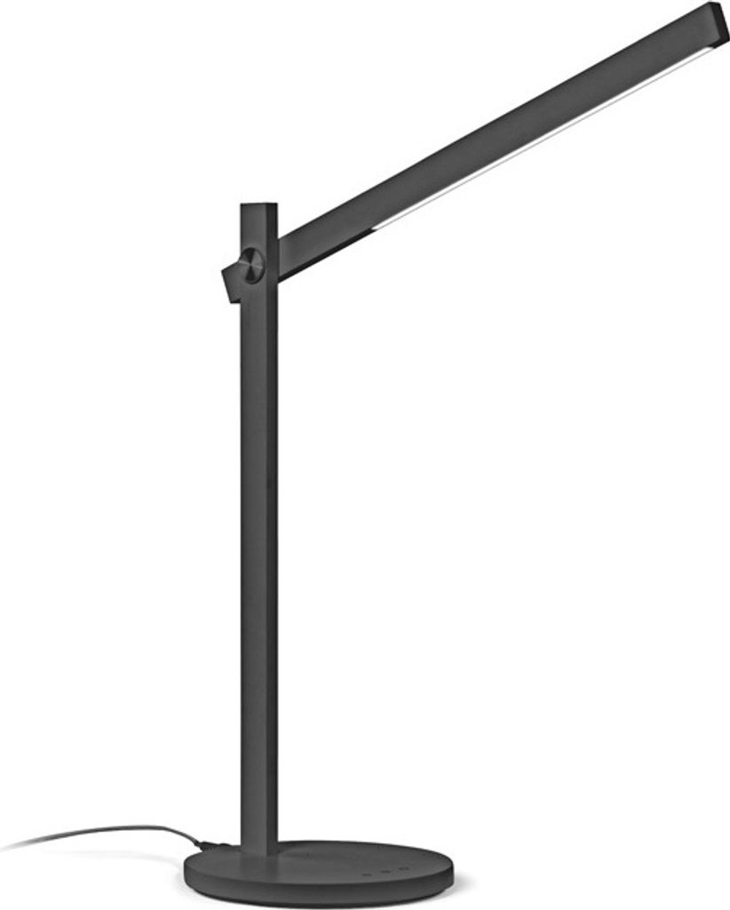Pivot Moderne Büro Schreibtischlampe Aluminium Schwarz Led 7,5W Cct