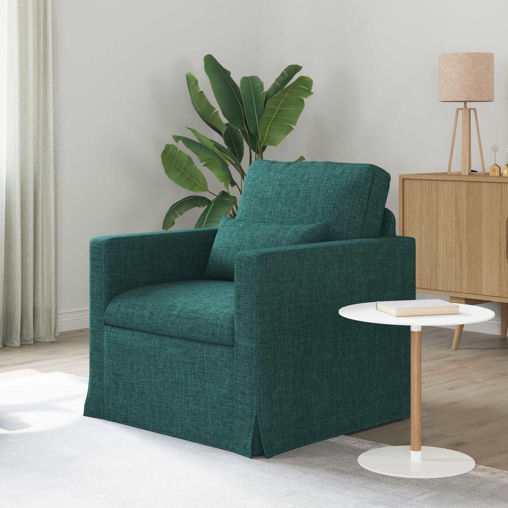 "WINTER SALE"2-Sitzer Sofa Couch 180cm - elegantes Design - Doppelsofa - Lounge Sofa - Dunkelgrün Metall NEU758571 - Klassische Sofas