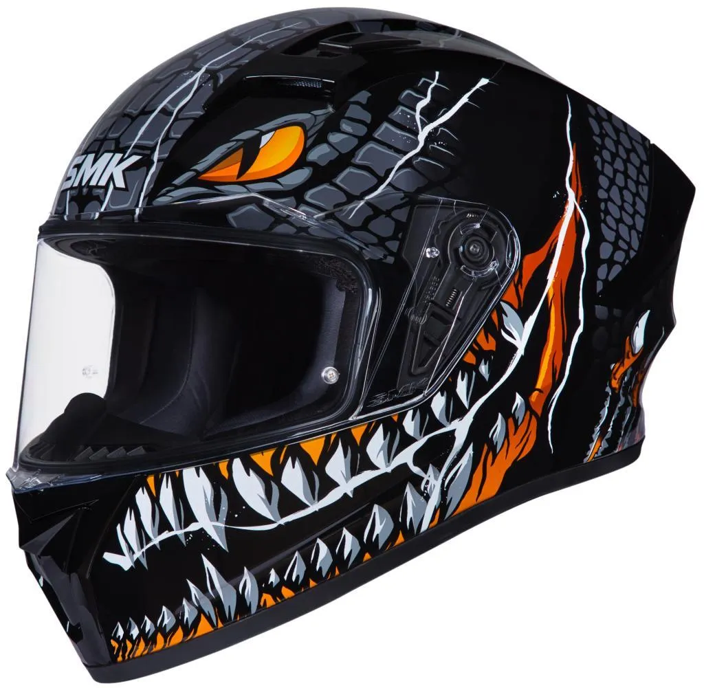 Casque intégral SMK Stellar XL, fini la buée et le bruit en moto