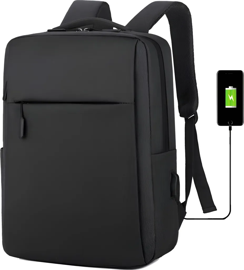 Sac à dos ordinateur portable 15.6 pouces imperméable avec port USB A1