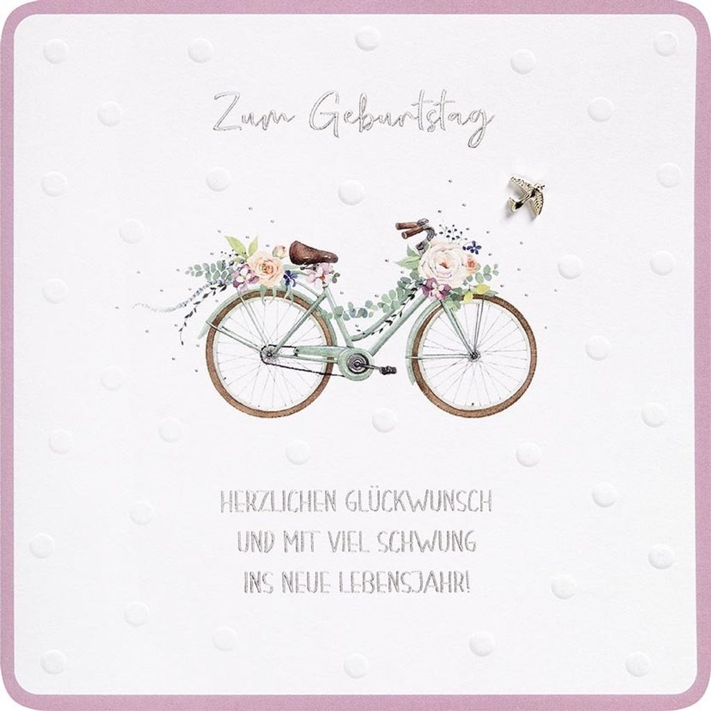 Geburtstag  Finest Collection Karte mit Briefumschlag Produktbild 