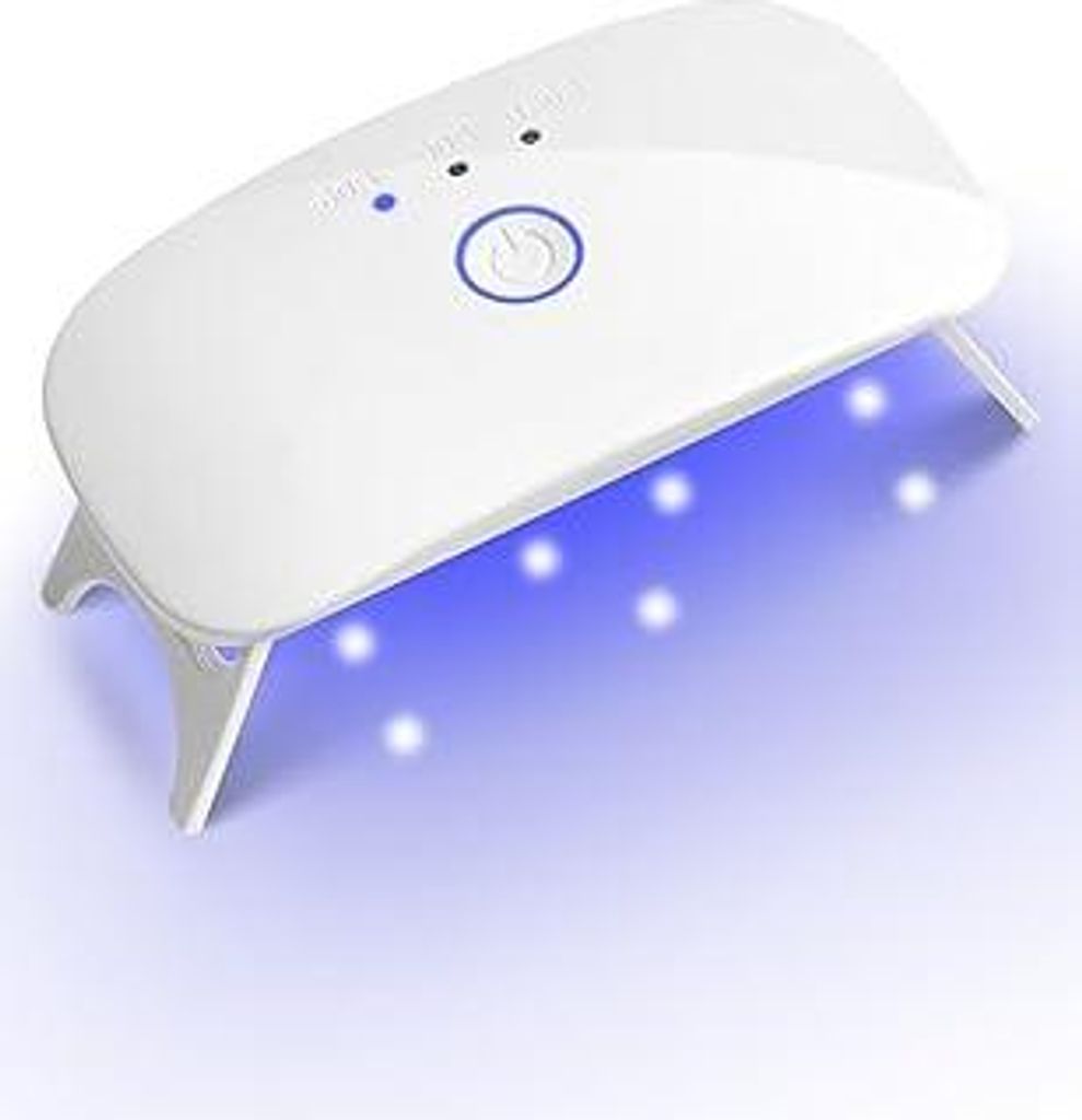Mini UV LED Nagellampe, Nageltrockner für alle Gel-Nagellacke mit USB-Kabel